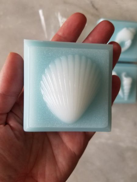 Sea Shell Soap Beach Nautical Wedding Favors Set of 9 - The Lovely Gift Co