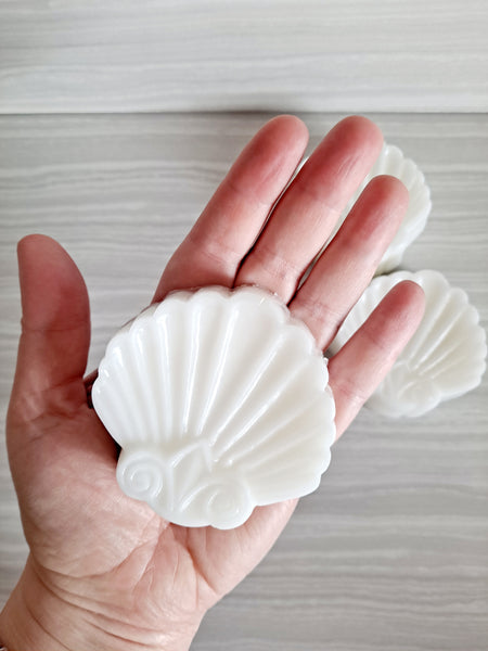 Clam Shell Soap Beach Nautical Wedding Shower Favors Set of 12 - The Lovely Gift Co