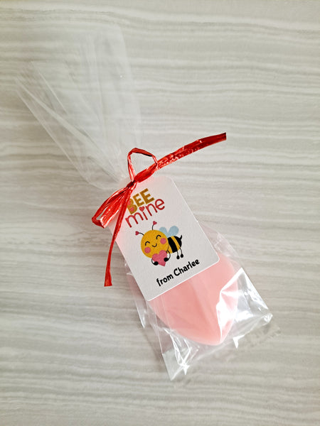 Kids Heart Soap Valentine's Day School Class Party Favors, Set of 12 - The Lovely Gift Co