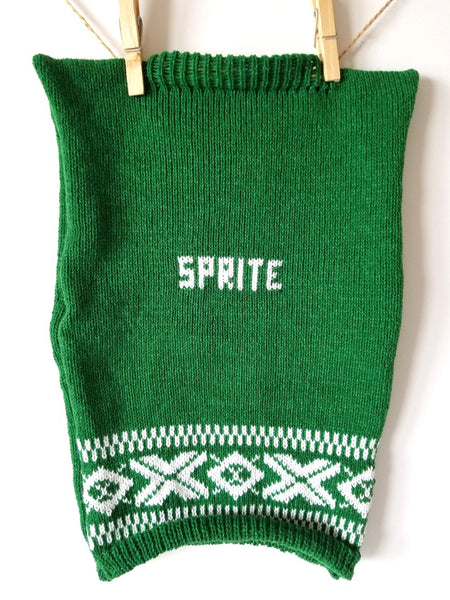 Personalized Dog Knit with Holiday Trim in your choice of color, Ugly Christmas Dog Sweater - The Lovely Gift Co