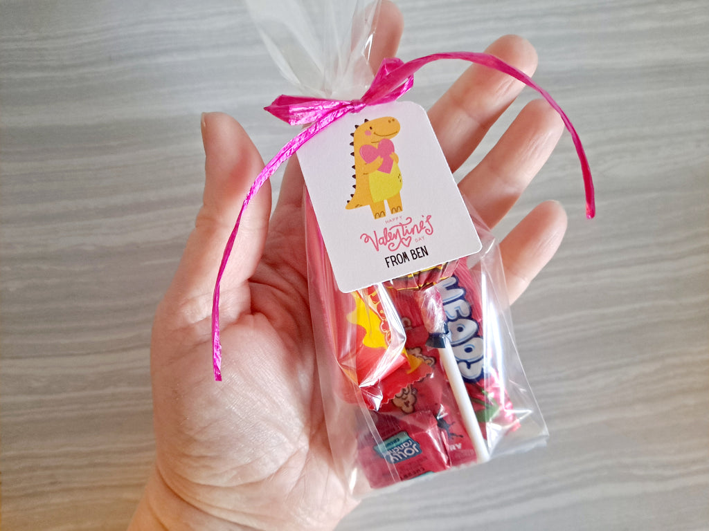 Valentine's Day School Class Candy Party Favors, Set of 12 - The Lovely Gift Co