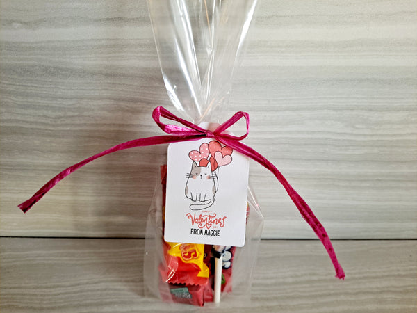 Valentine's Day School Class Candy Party Favors, Set of 12 - The Lovely Gift Co