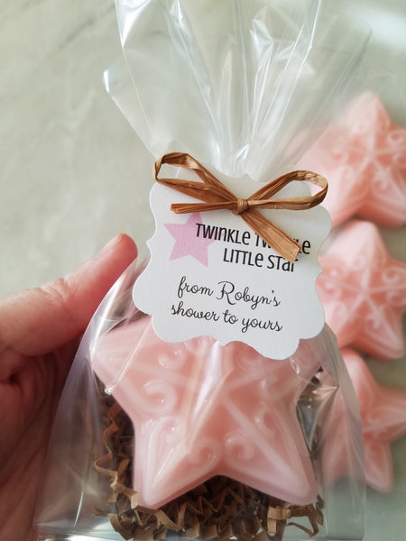 Star Soap Baby Shower Favors Twinkle Twinkle Little Star Set of 12 - The Lovely Gift Co