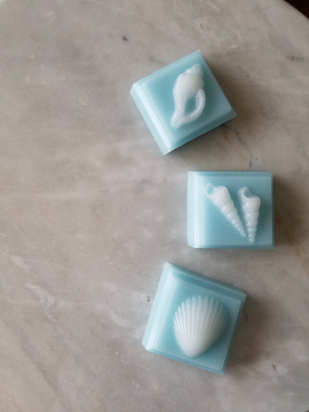 Sea Shell Soap Beach Nautical Wedding Favors Set of 9 - The Lovely Gift Co