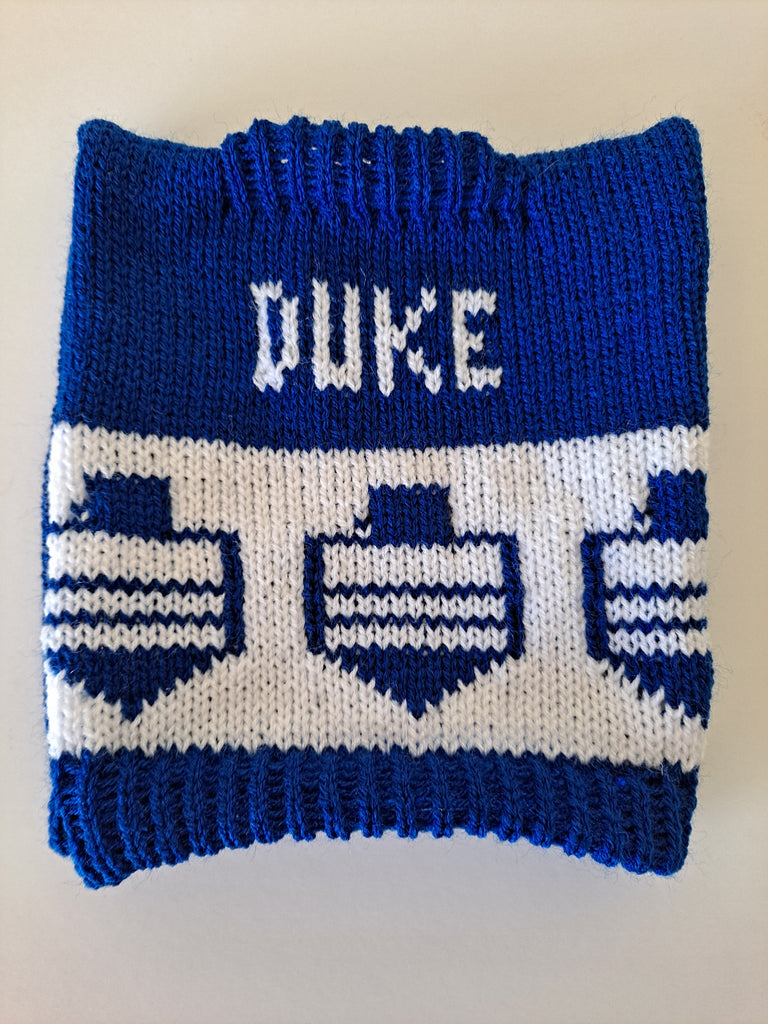 Personalized Dog Sweater with Hanukkah Dreidel in your choice of color - The Lovely Gift Co