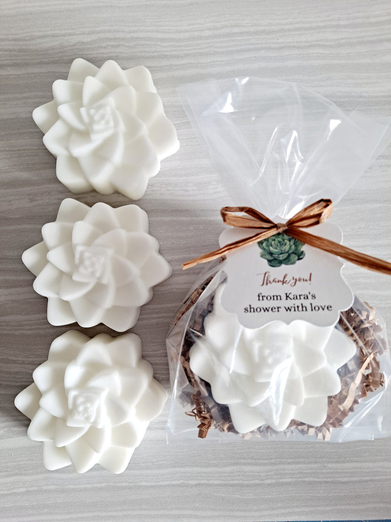 succulent soap Succulent Soap Favors Set of 12