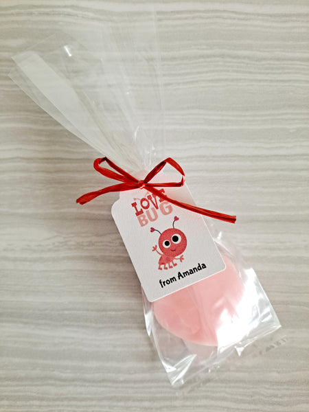Kids Heart Soap Valentine's Day School Class Party Favors, Set of 12 - The Lovely Gift Co