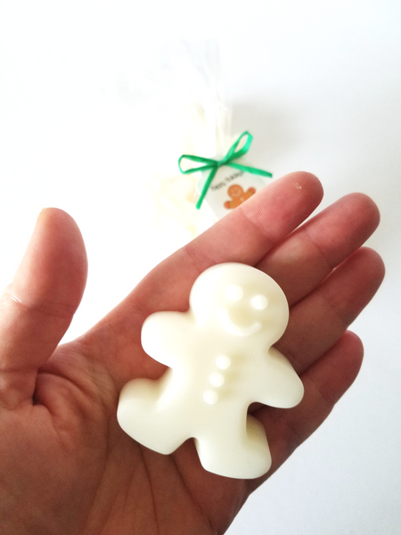 Gingerbread Man Holiday Gift Soap, Set of 12 - The Lovely Gift Co